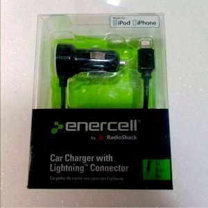 Enercell iPhone car charger black